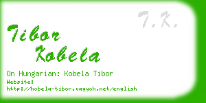 tibor kobela business card